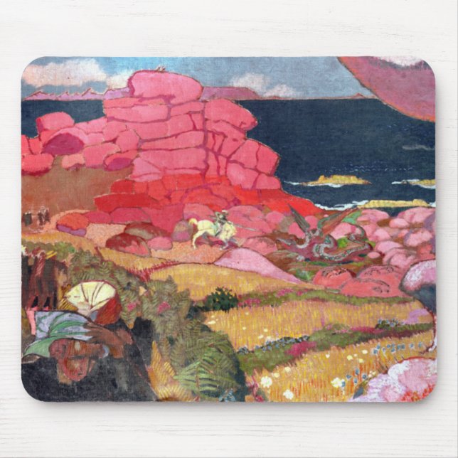 St. George and the Dragon Mouse Mat (Front)