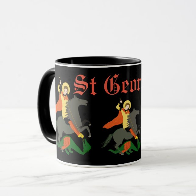 St George and the Dragon  Mug (Front Left)