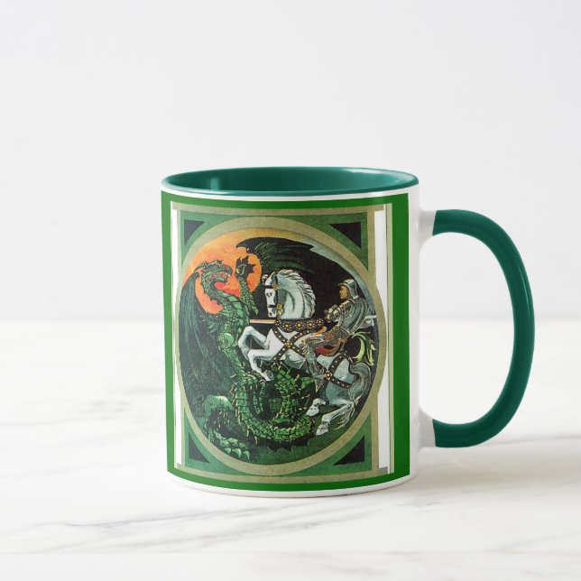 St. George and the Dragon - Mug (Right)