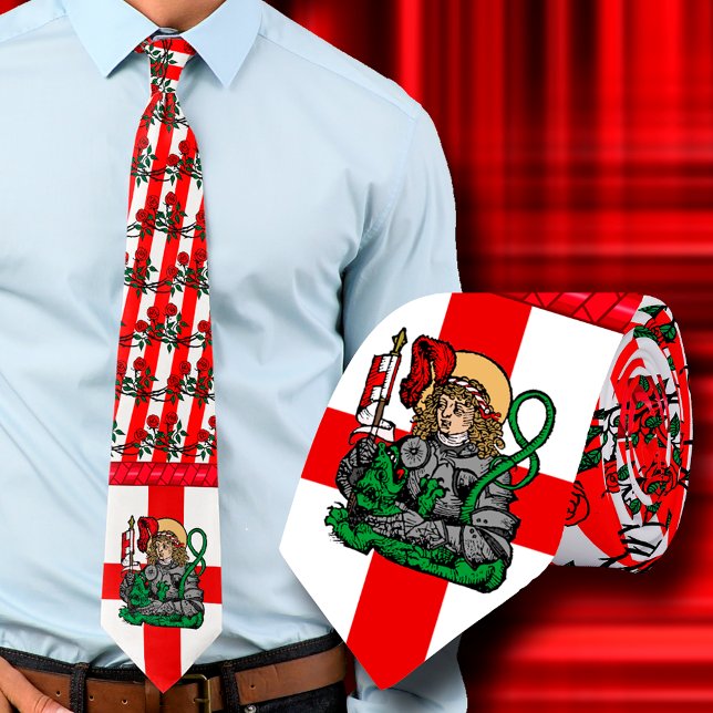 St. George and the Dragon (Nuremberg) Neck Tie (Creator Uploaded)