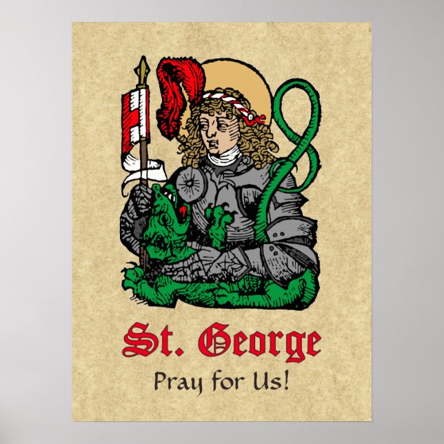 St. George and the Dragon (Nuremberg) Poster (Front)