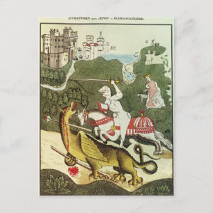 St. George and the Dragon Postcard