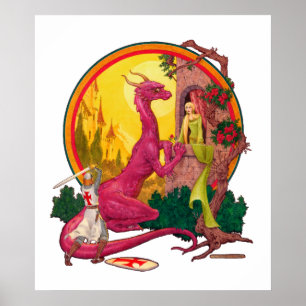 St. George and the Dragon Poster