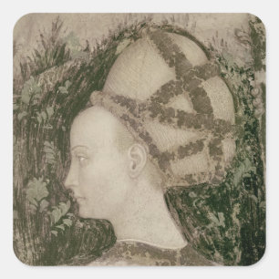 St. George and the Princess of Trebizond Square Sticker