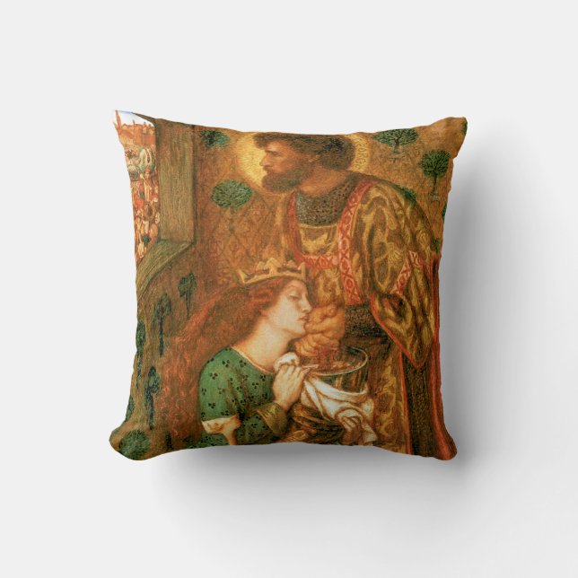 St George and the Princess Sabra Cushion (Front)