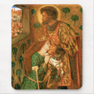 St George and the Princess Sabra Mouse Mat