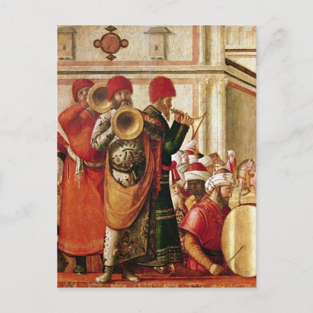 St. George Baptising the Gentiles Postcard (Front)