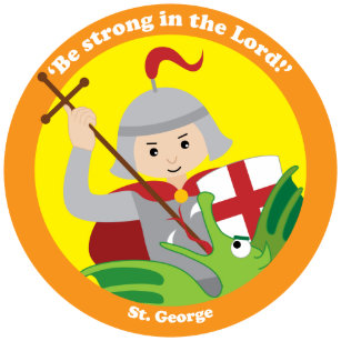 St. George Classic Round Sticker