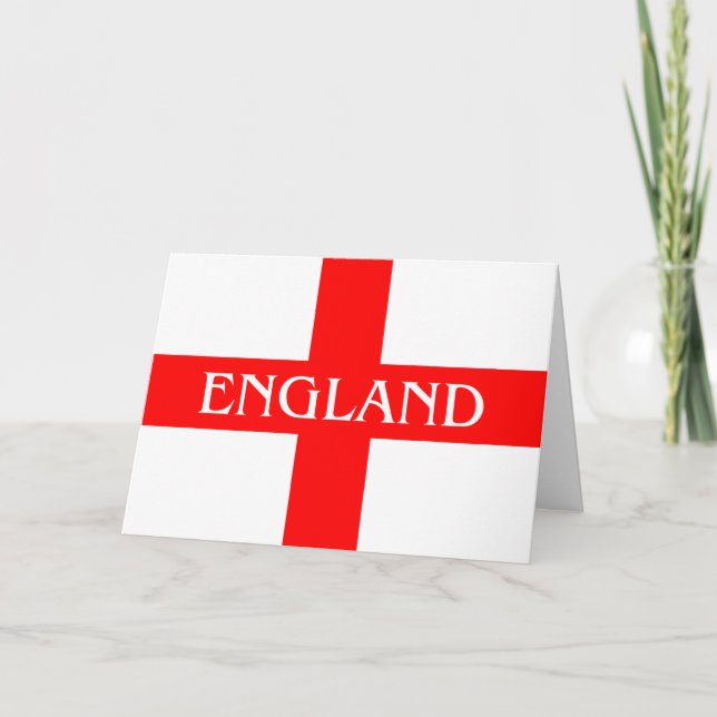 St. George, England, English, British, Patriotic Card (Front)