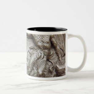 St. George Fighting the Dragon Two-Tone Coffee Mug