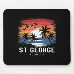 St George Florida Surfing Surfer Mouse Mat