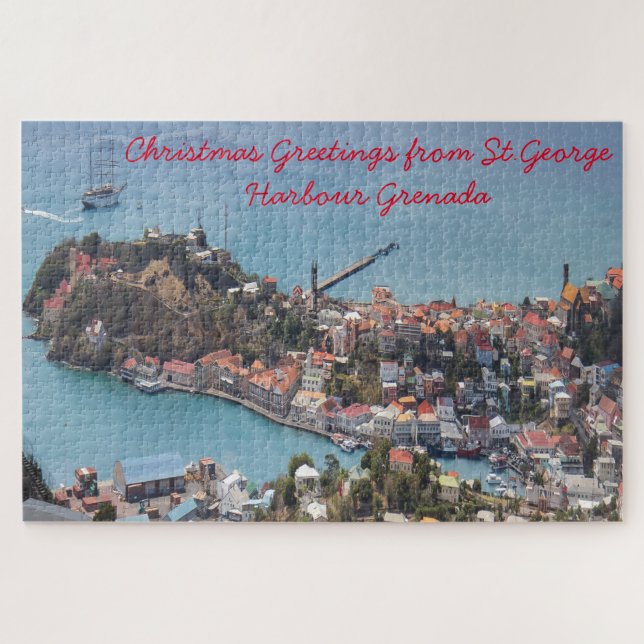 St.George Harbour Grenada Caribbean. Jigsaw Puzzle (Horizontal)