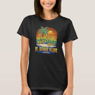 St George Island Florida Family Vacation 2022 Souv T-Shirt