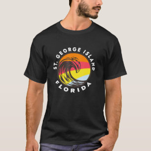 St George Island Florida Vacation Souvenir Ocean W T-Shirt