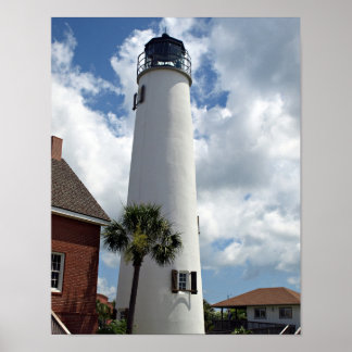 St George Island Lighthouse on a Poster