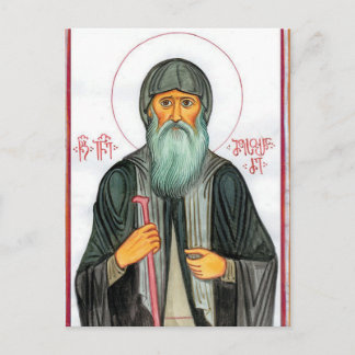 St. George (John) of Georgia Orthodox Icon  Postcard