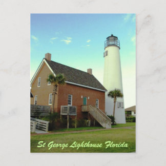 St George Lighthouse Fl Postcard