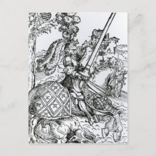 St. George on Horseback, 1507 Postcard