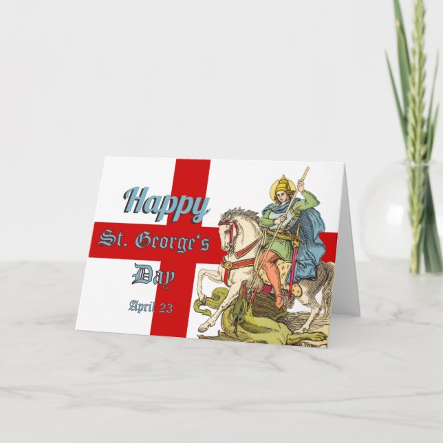 St. George on Horseback (BS 01) Card (Front)