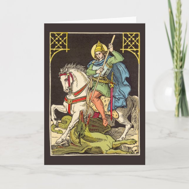 St. George on Horseback (BS 01) Card (Front)