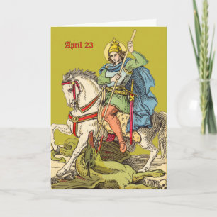 St. George on Horseback (BS 01) Card