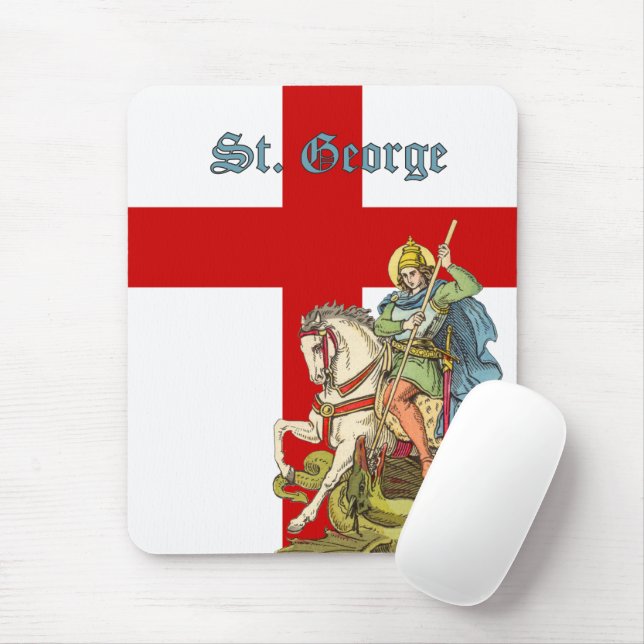 St. George on Horseback (BS 01) Mouse Mat (With Mouse)