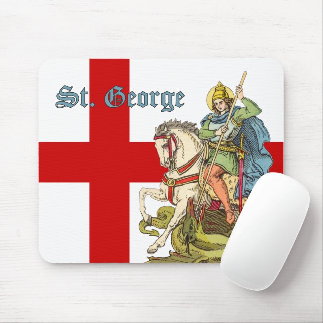 St. George on Horseback (BS 01) Mouse Mat (With Mouse)