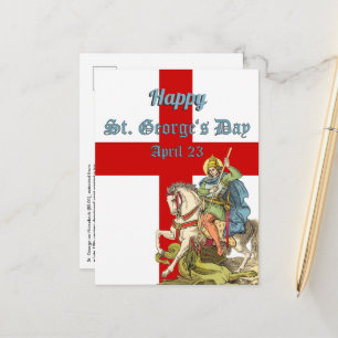 St. George on Horseback (BS 01) Postcard