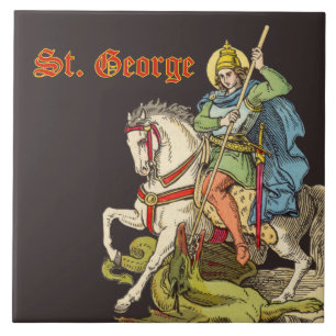 St. George on Horseback (BS 01) Tile