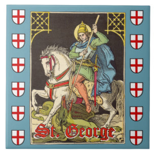 St. George on Horseback (BS 01) Tile