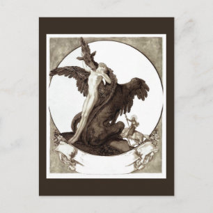St. George Rescuing a Maiden from a Dragon Postcard
