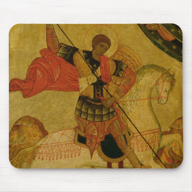 St. George slaying the Dragon Mouse Mat (Front)