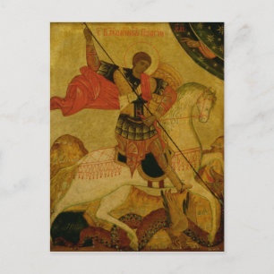 St. George slaying the Dragon Postcard