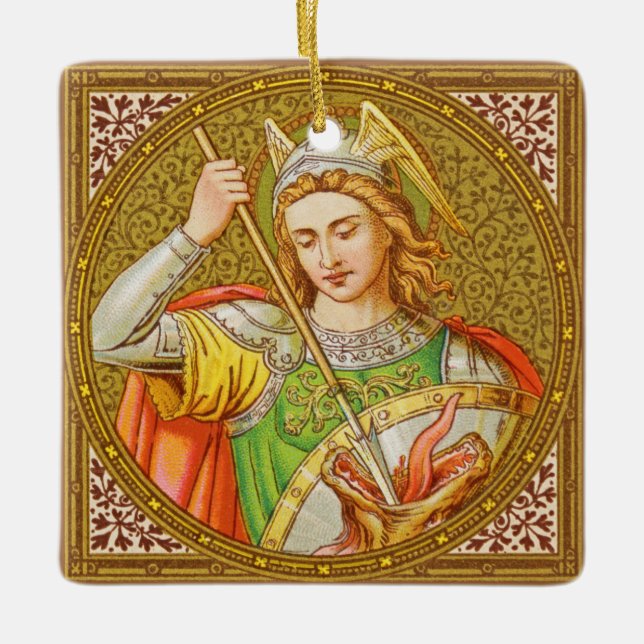 St. George (SNV 13) Ceramic Ornament (Front)