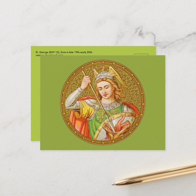 St. George (SNV 13) Postcard (Front/Back In Situ)