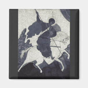 St George the Victorious Eastern Orthodox Icon Art Magnet