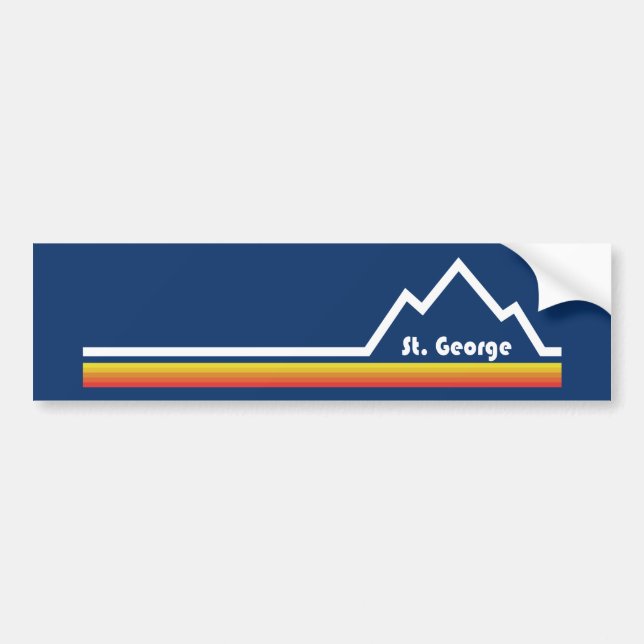 St. George, Utah Bumper Sticker (Front)