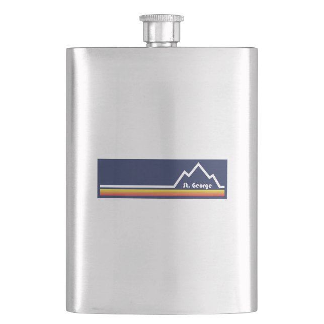 St. George, Utah Hip Flask (Front)
