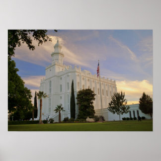 St. George Utah, LDS Temple Poster