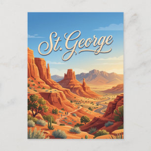St. George, Utah Postcard