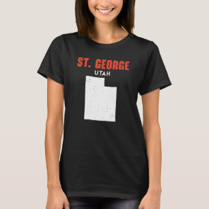 St George Utah USA State America Travel Utahan T-Shirt