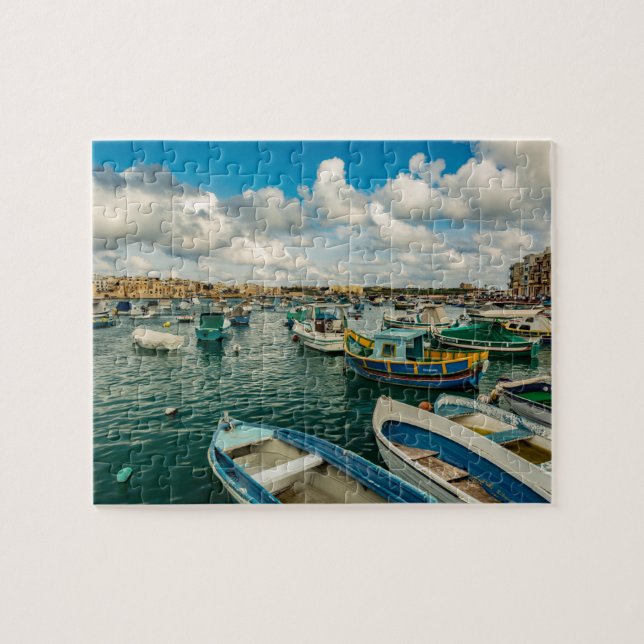 St Georges Bay, Malta Jigsaw Puzzle (Horizontal)