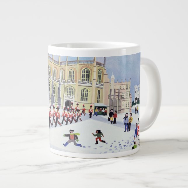 St. George's Chapel Windsor Large Coffee Mug (Front Right)