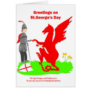 St.George's Day Card.