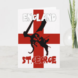 St. George's Day Card - St. George And Dragon