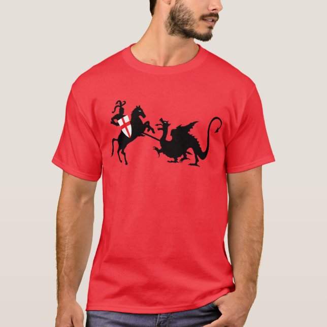 St George's Day English flag T-Shirt (Front)