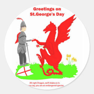 St.George's Day stickers