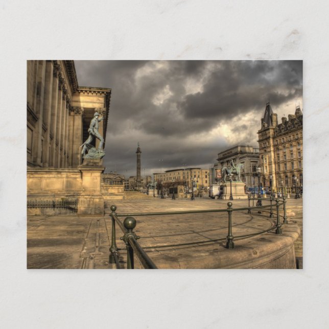 St George's Hall Liverpool Postcard (Front)