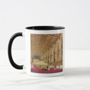 St George's Hall, Windsor Castle, 1838 (colour lit Mug