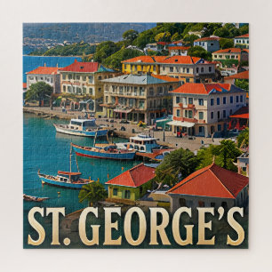 St. George's Harbour and Tropical Hills Jigsaw Puzzle